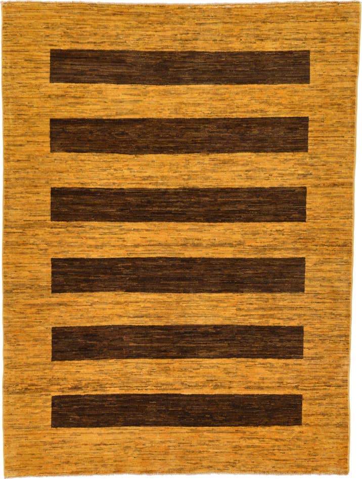 Detail image of 5' x 6' 6 Hand Knotted Modern Ziegler Rug