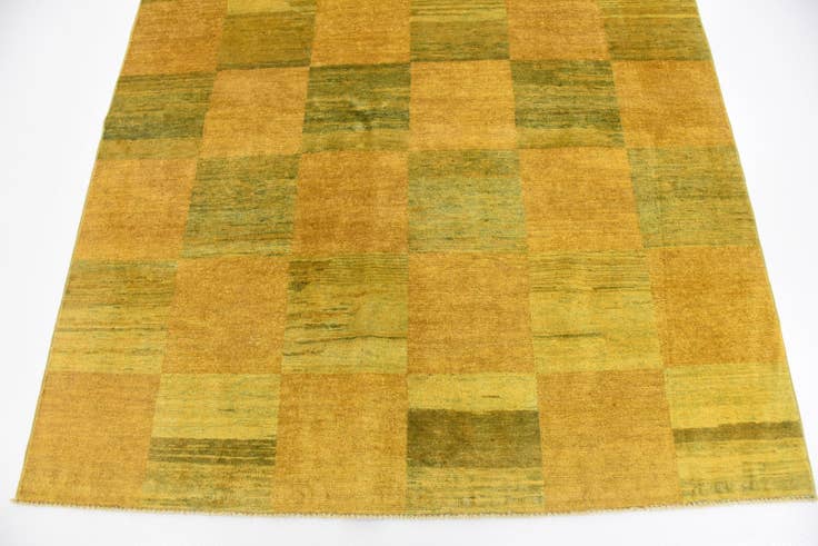 Detail image of 5' x 6' 6 Hand Knotted Modern Ziegler Rug