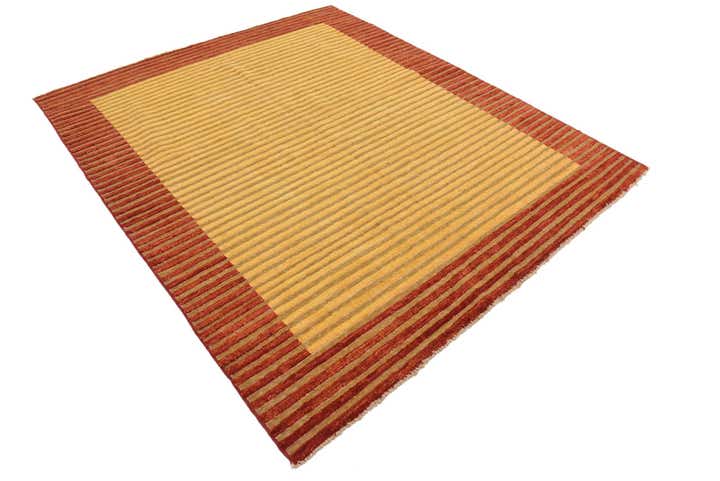 5' 3 x 6' 3 Hand Knotted Modern Ziegler Rug