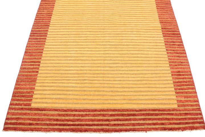 5' 3 x 6' 3 Hand Knotted Modern Ziegler Rug
