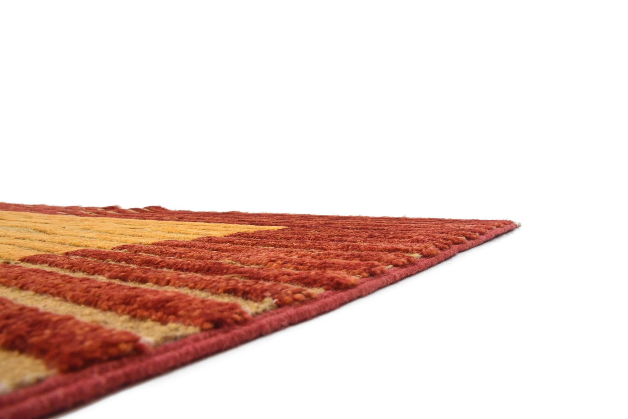 5' 3 x 6' 3 Hand Knotted Modern Ziegler Rug