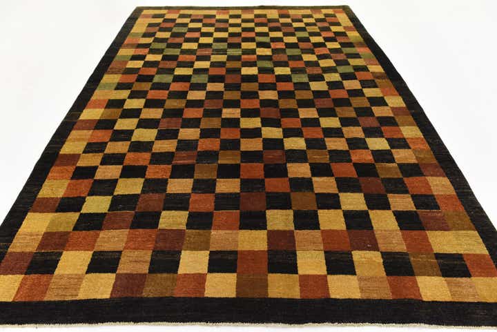 6' 5 x 8' 11 Hand Knotted Modern Ziegler Oriental Rug