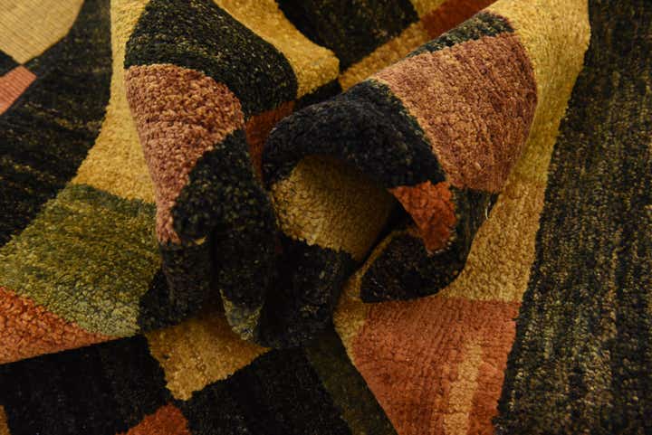 6' 5 x 8' 11 Hand Knotted Modern Ziegler Oriental Rug