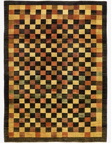 6' 5 x 8' 11 Hand Knotted Modern Ziegler Oriental Rug