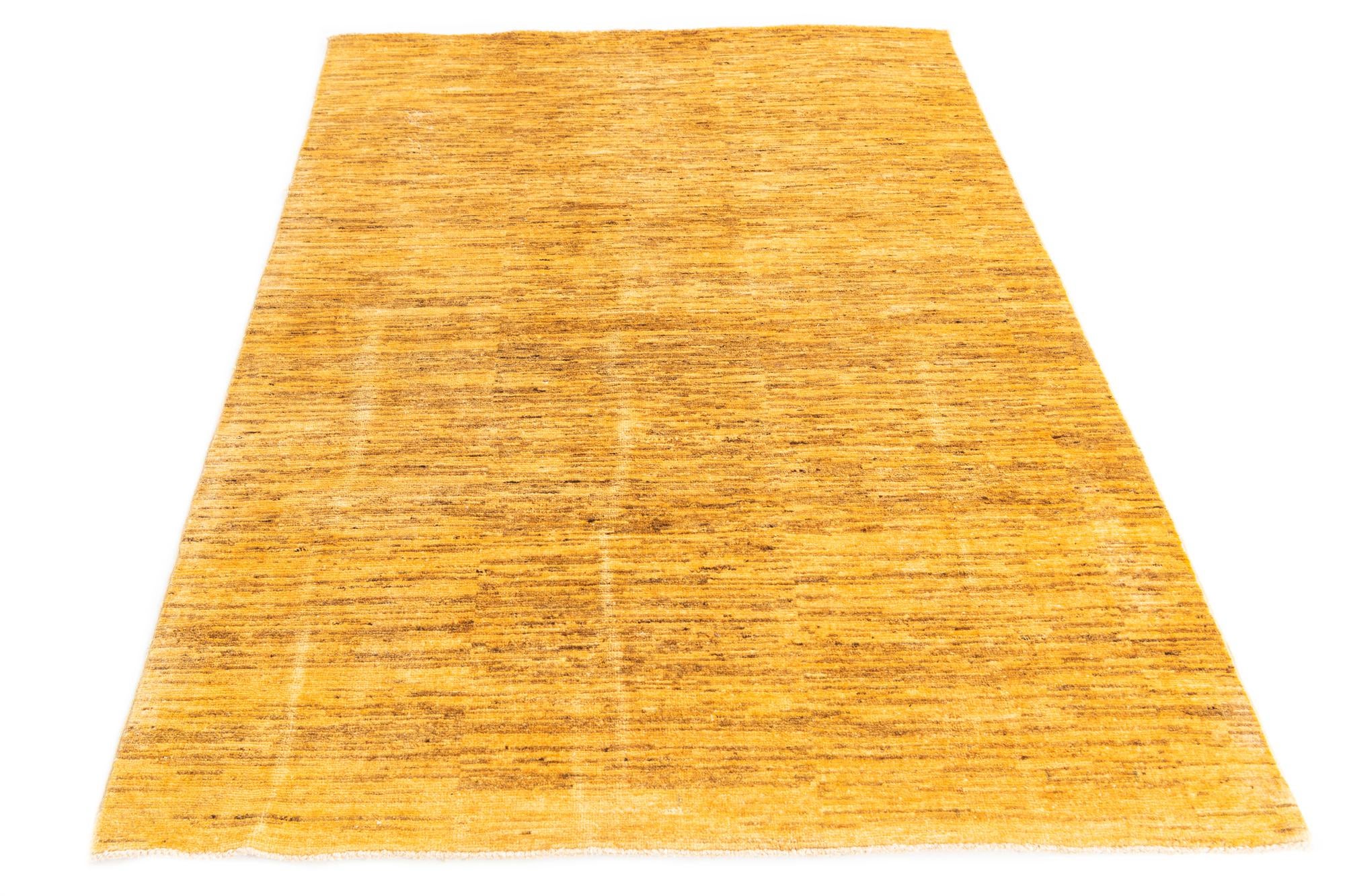 4' 2 x 6' 2 Hand Knotted Modern Ziegler Oriental Rug