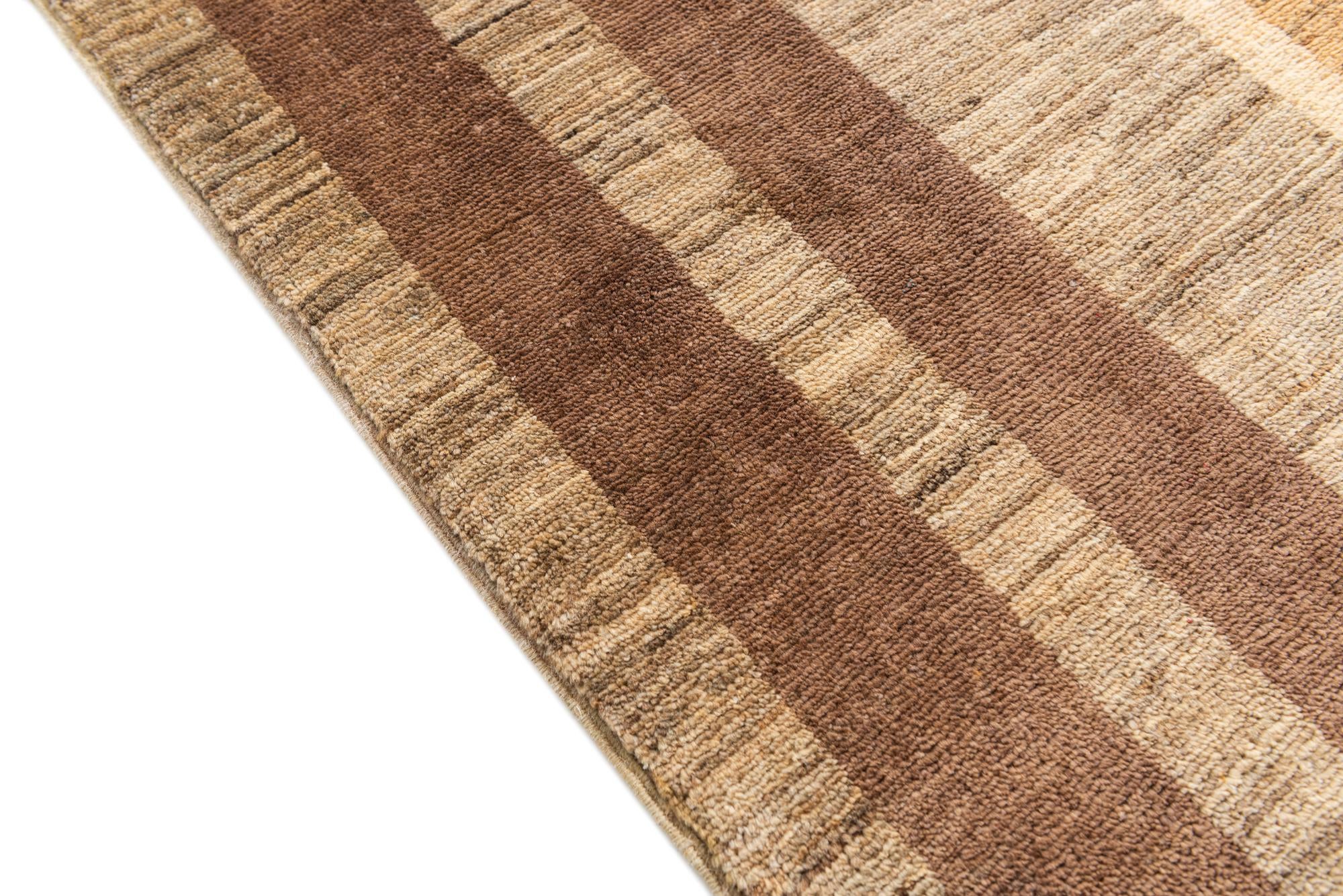 4' 10 x 6' 5 Hand Knotted Modern Ziegler Rug