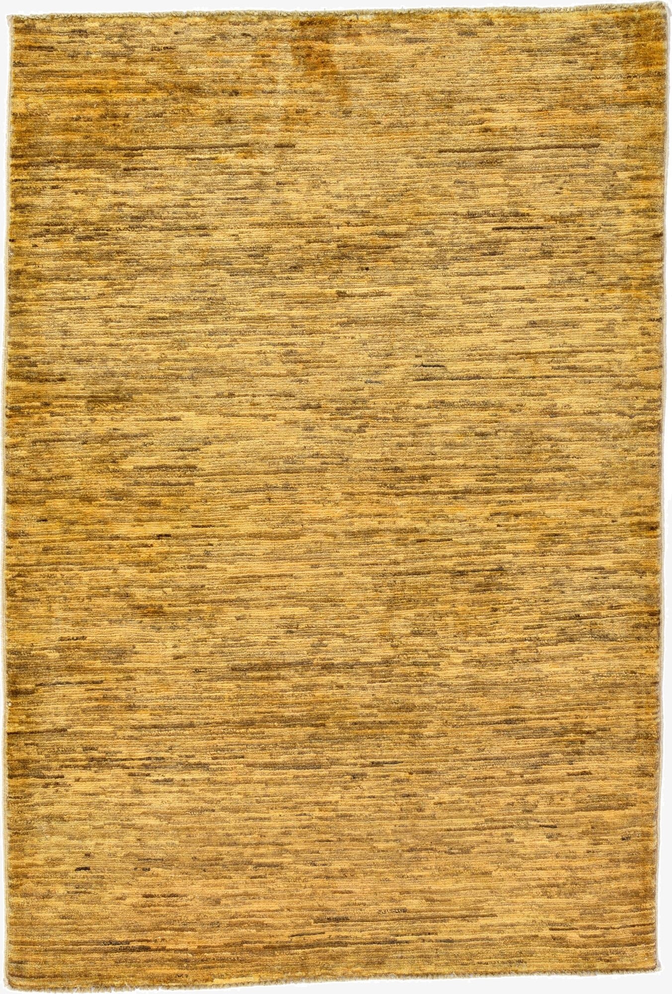 3' 4 x 4' 10  Hand Knotted Modern Ziegler Oriental Rug