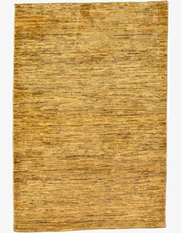 3' 4 x 4' 10 Hand Knotted Modern Ziegler Oriental Rug