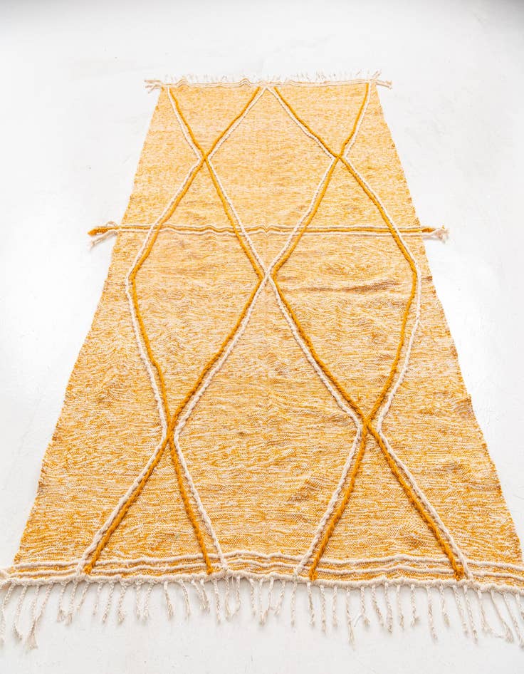 Detail image of 6' 6 x 9' 7  Hand Knotted Moroccan Wool Rug