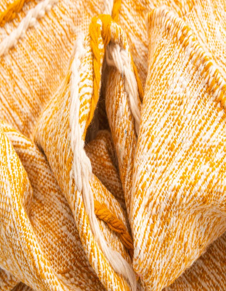 Detail image of 6' 6 x 9' 7  Hand Knotted Moroccan Wool Rug