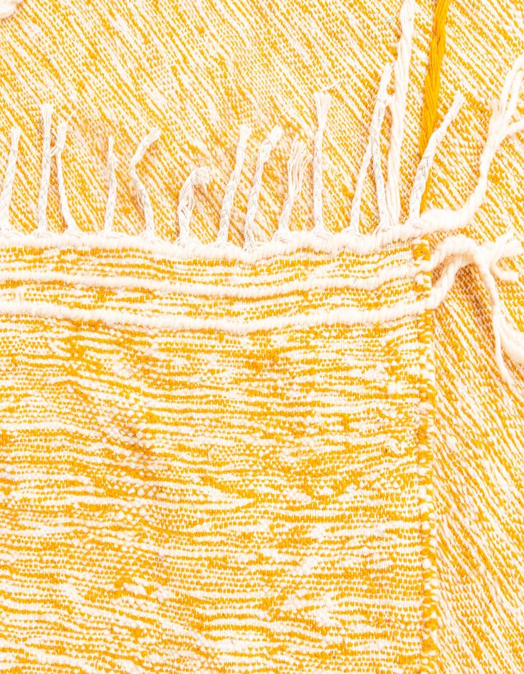 Detail image of 6' 6 x 9' 7  Hand Knotted Moroccan Wool Rug