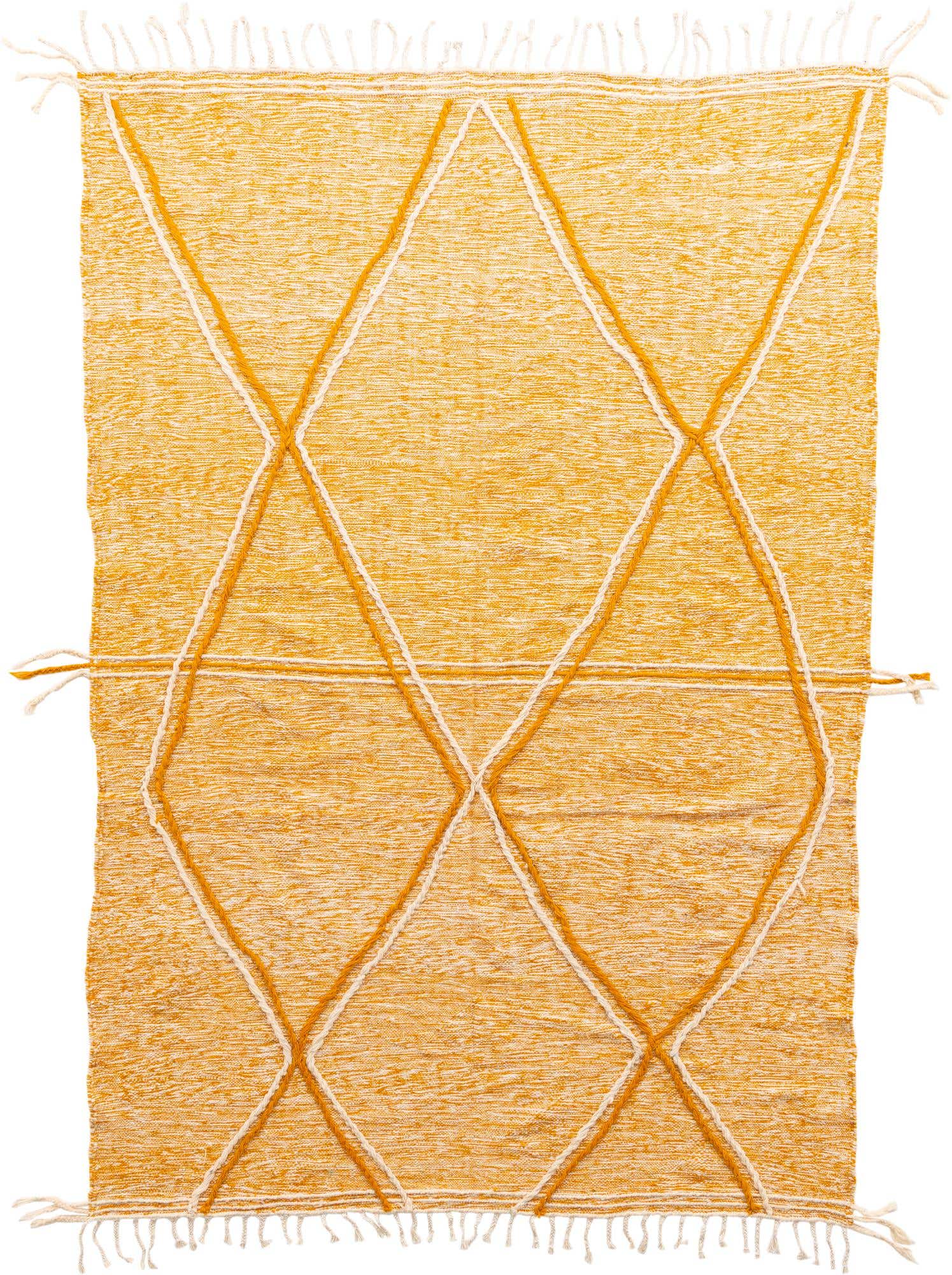 6' 6 x 9' 7 Hand Knotted Moroccan Wool Rug