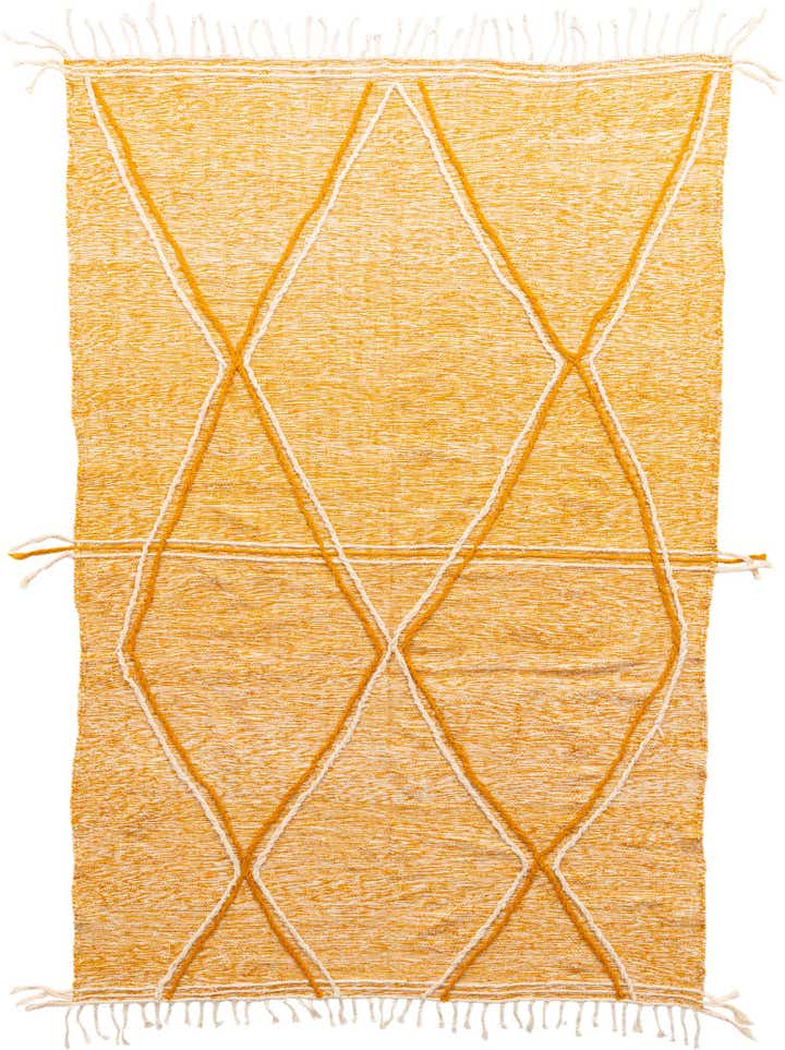 6' 6 x 9' 7 Hand Knotted Moroccan Wool Rug