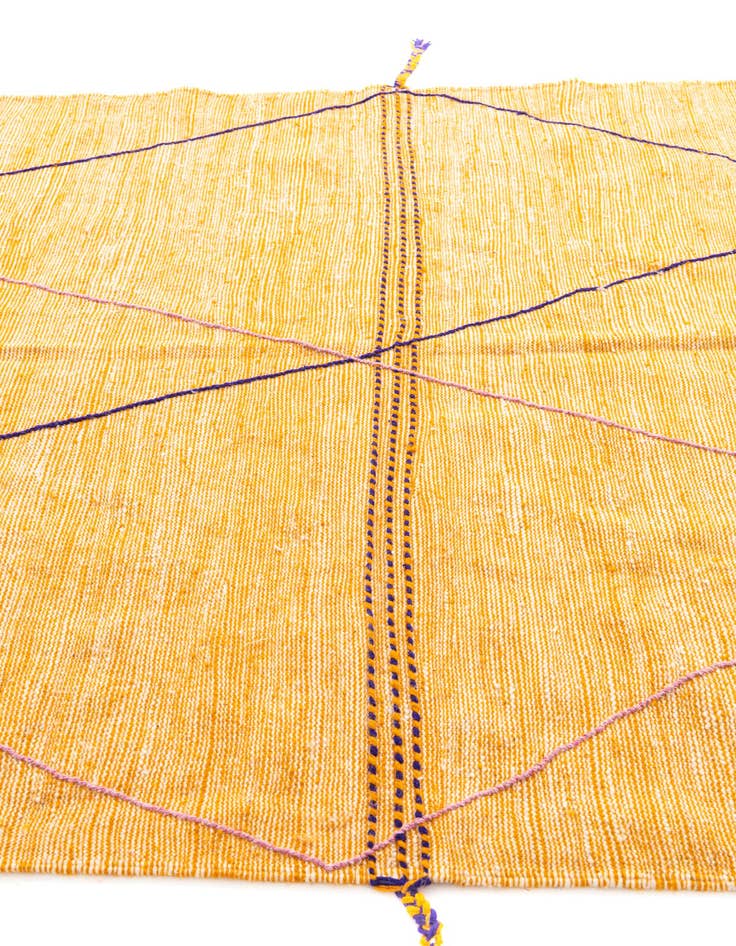 Detail image of 6' 8 x 10' 8  Hand Knotted Moroccan Wool Rug
