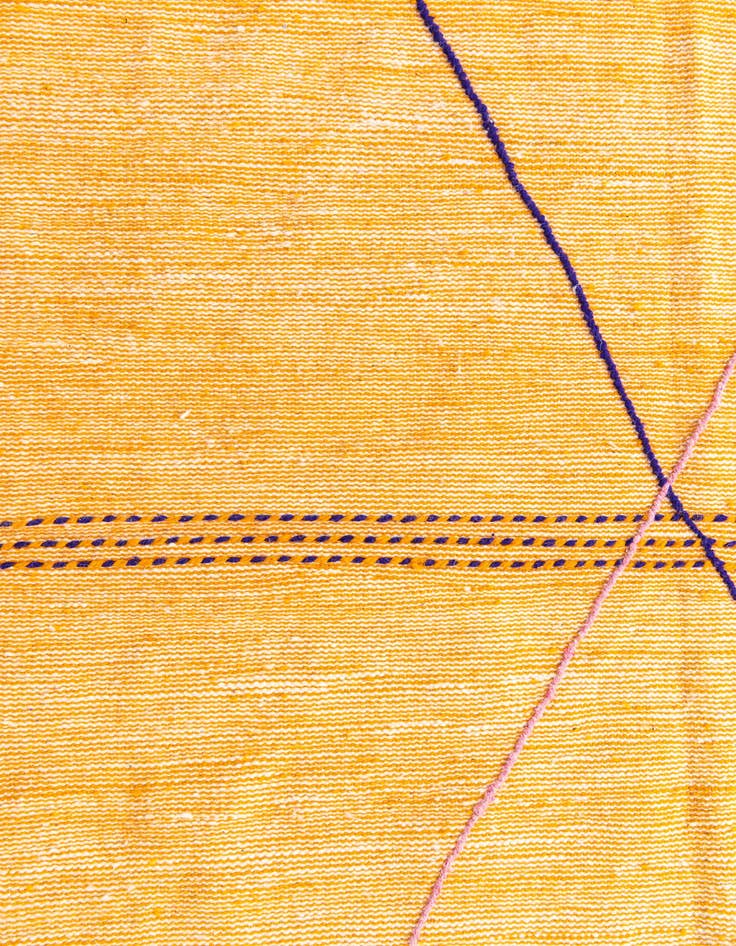 Detail image of 6' 8 x 10' 8  Hand Knotted Moroccan Wool Rug