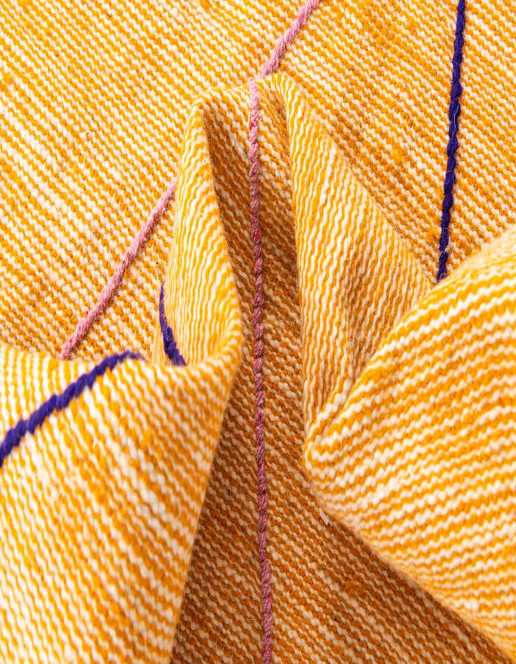 Detail image of 6' 8 x 10' 8  Hand Knotted Moroccan Wool Rug