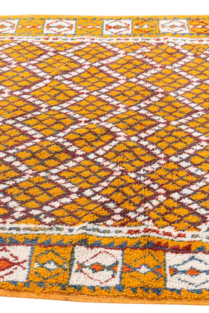 5' 4 x 9' Hand Knotted Moroccan Oriental Wool Rug