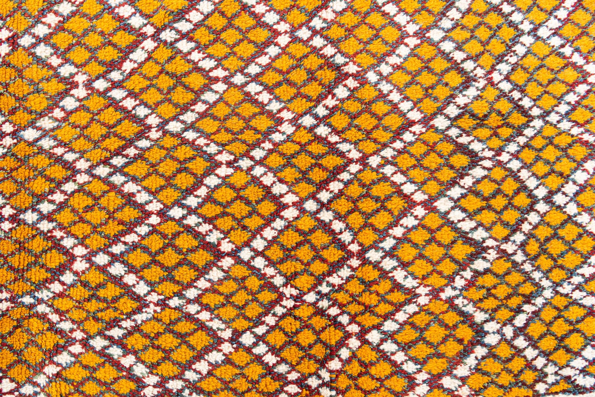 5' 4 x 9' Hand Knotted Moroccan Oriental Wool Rug