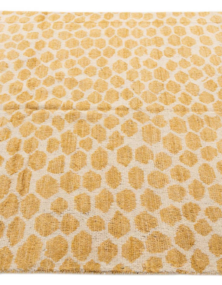 Detail image of 5' 1 x 8'  Hand Knotted Moroccan Wool Rug