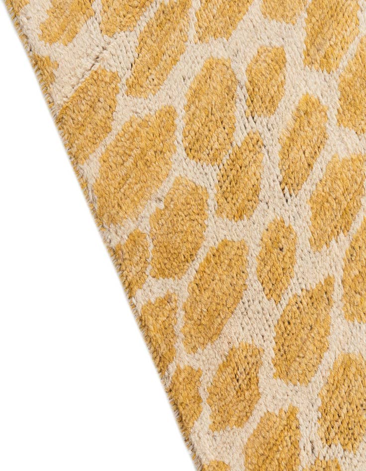 Detail image of 5' 1 x 8'  Hand Knotted Moroccan Wool Rug