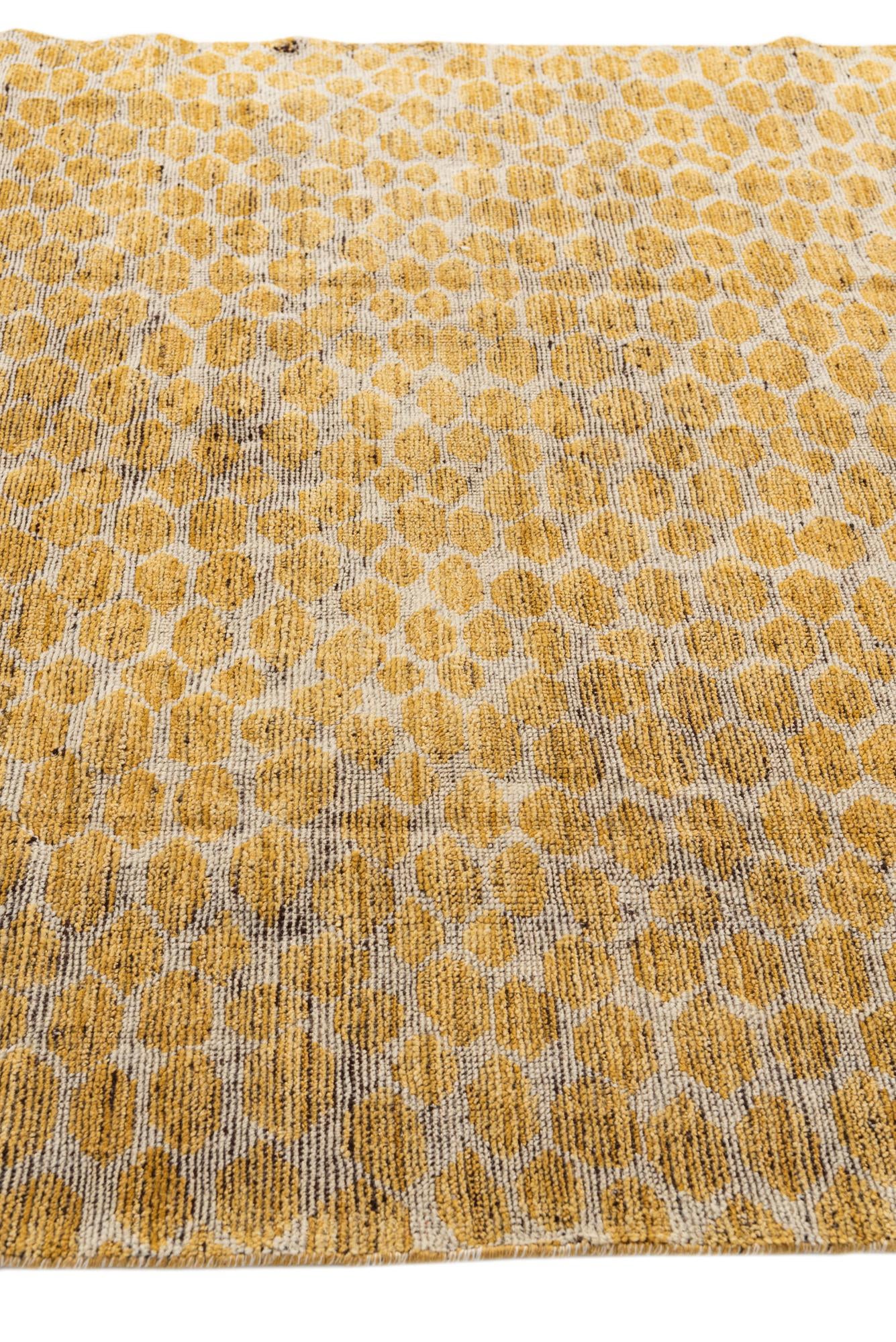 6' 1 x 9' 1 Hand Knotted Moroccan Wool Rug
