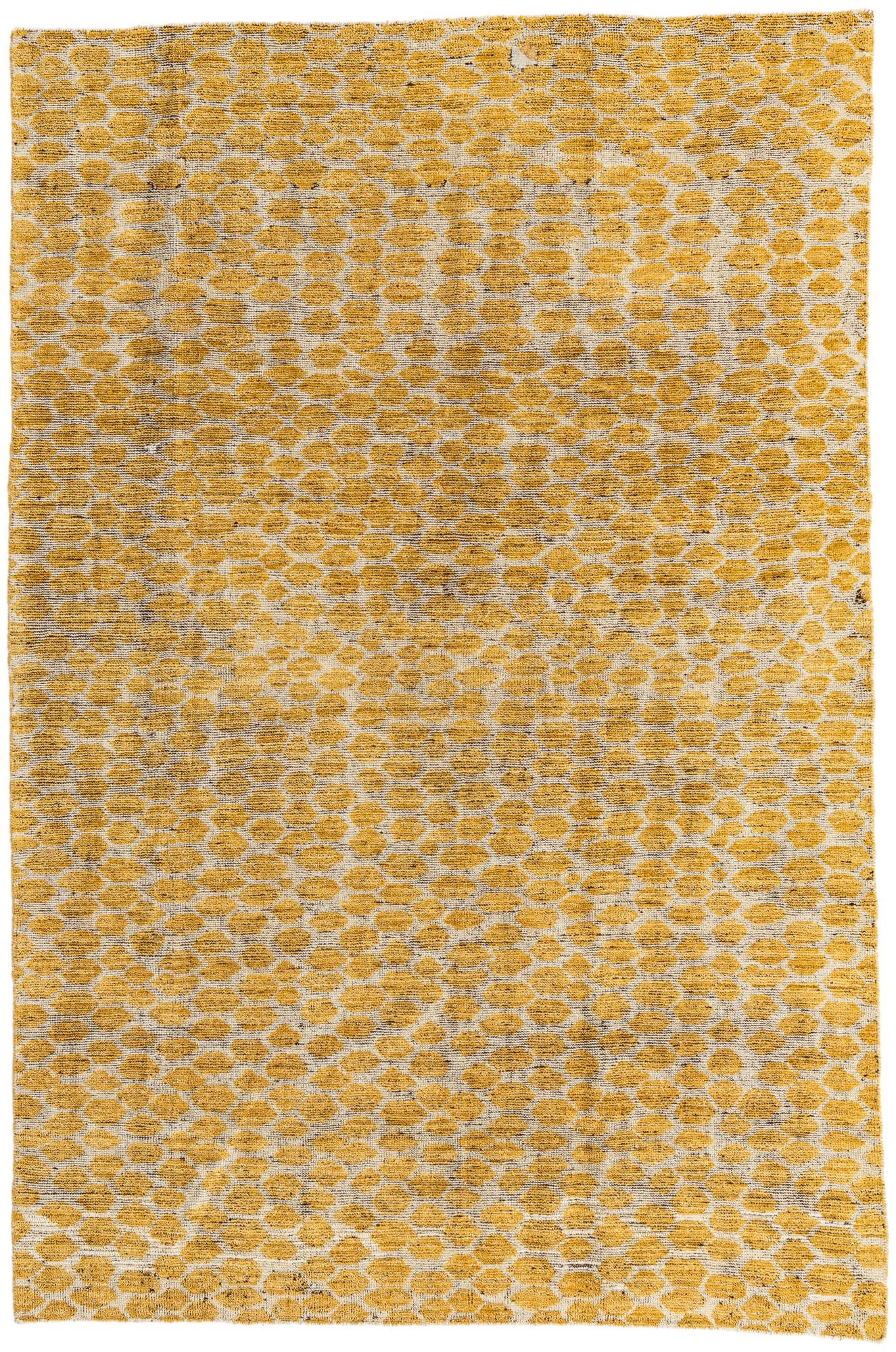 6' 1 x 9' 1 Hand Knotted Moroccan Wool Rug