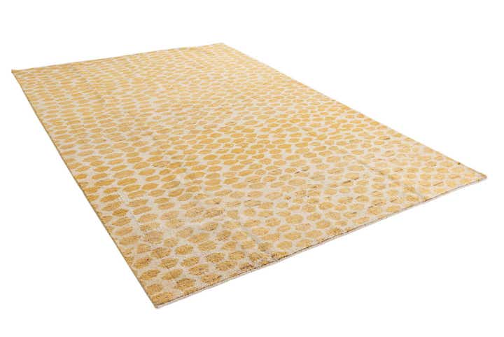 6' x 9' 3 Hand Knotted Moroccan Wool Rug