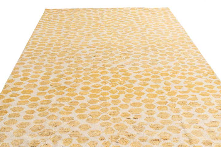 6' x 9' 3 Hand Knotted Moroccan Wool Rug