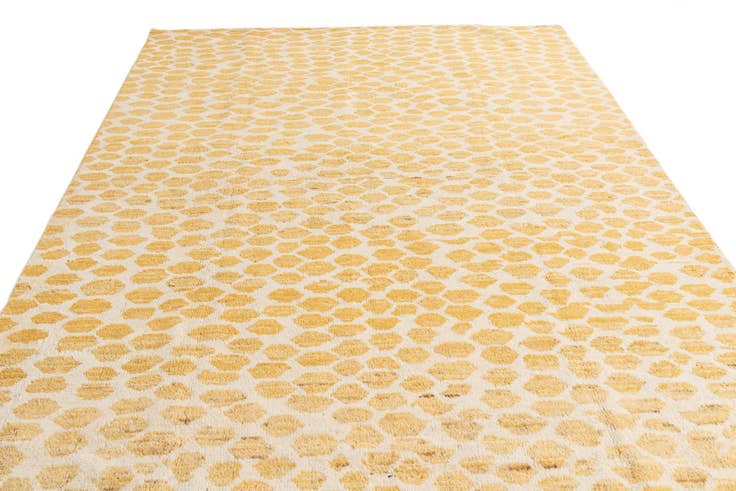 Detail image of 6' x 9' 3 Hand Knotted Moroccan Wool Rug