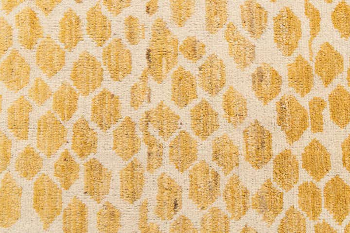 6' x 9' 3 Hand Knotted Moroccan Wool Rug