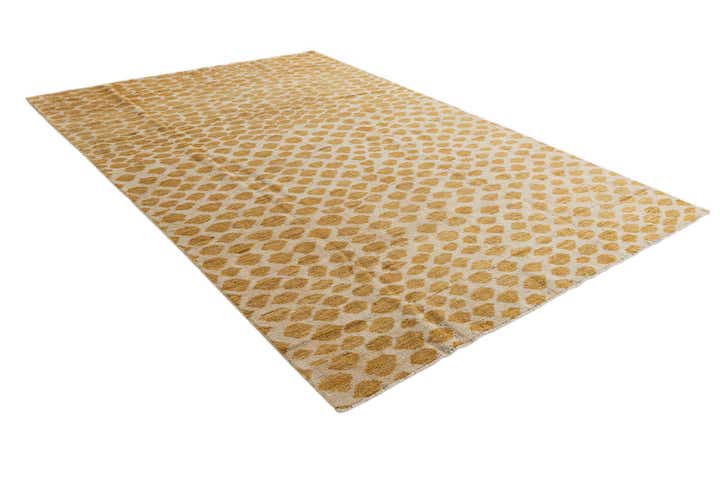 6' 2 x 9' 2 Hand Knotted Moroccan Wool Rug