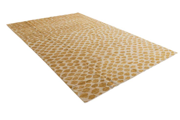 Detail image of 6' 2 x 9' 2 Hand Knotted Moroccan Wool Rug