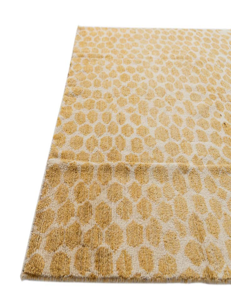 Detail image of 6' 2 x 9' 2  Hand Knotted Moroccan Wool Rug