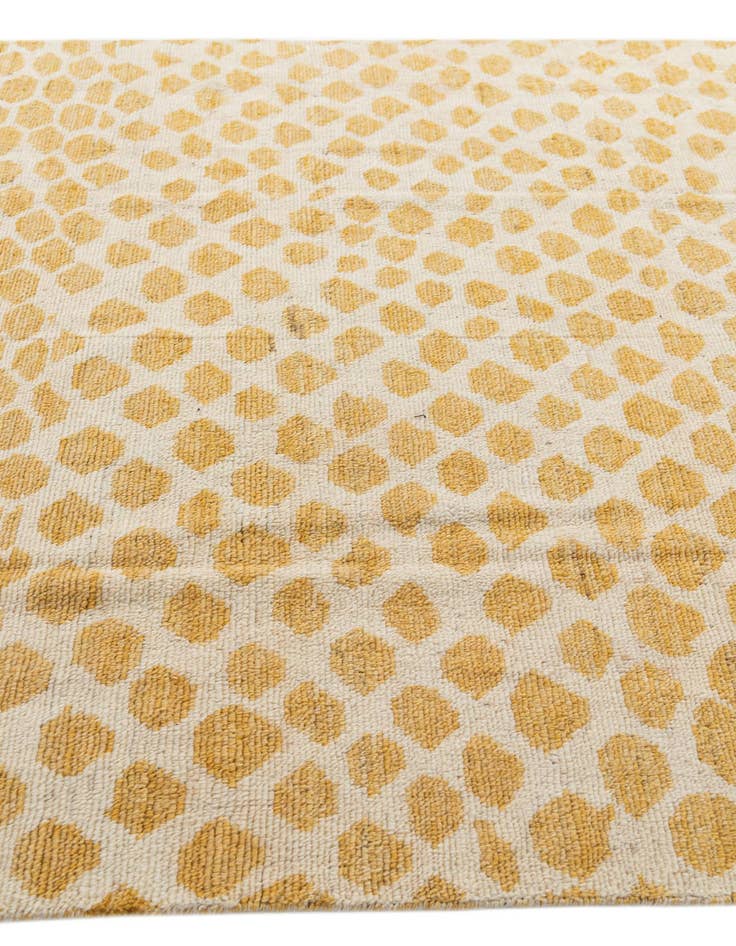 Detail image of 6' 2 x 9' 2  Hand Knotted Moroccan Wool Rug