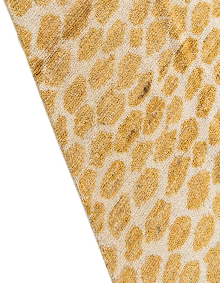 Detail image of 6' 2 x 9' 2  Hand Knotted Moroccan Wool Rug