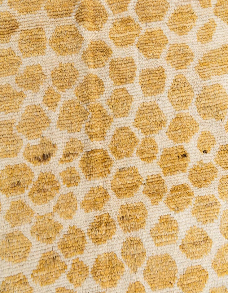 Detail image of 6' 2 x 9' 2  Hand Knotted Moroccan Wool Rug