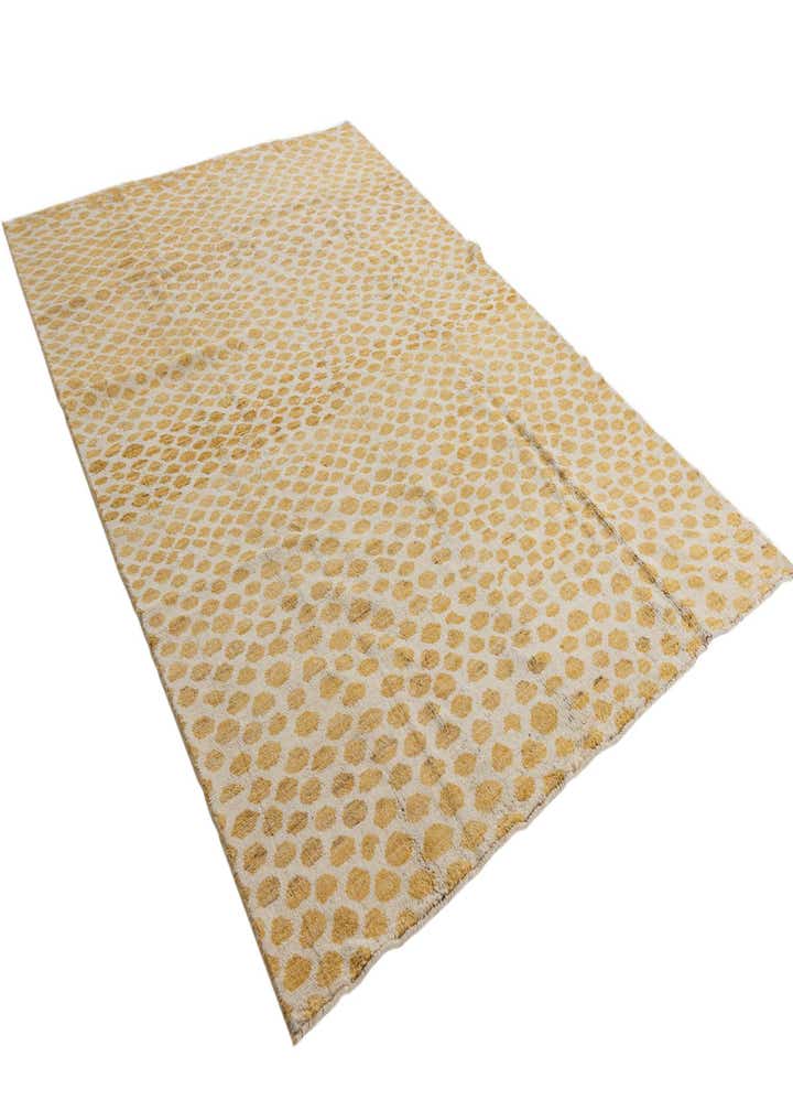 6' 1 x 9' 3 Hand Knotted Moroccan Wool Rug