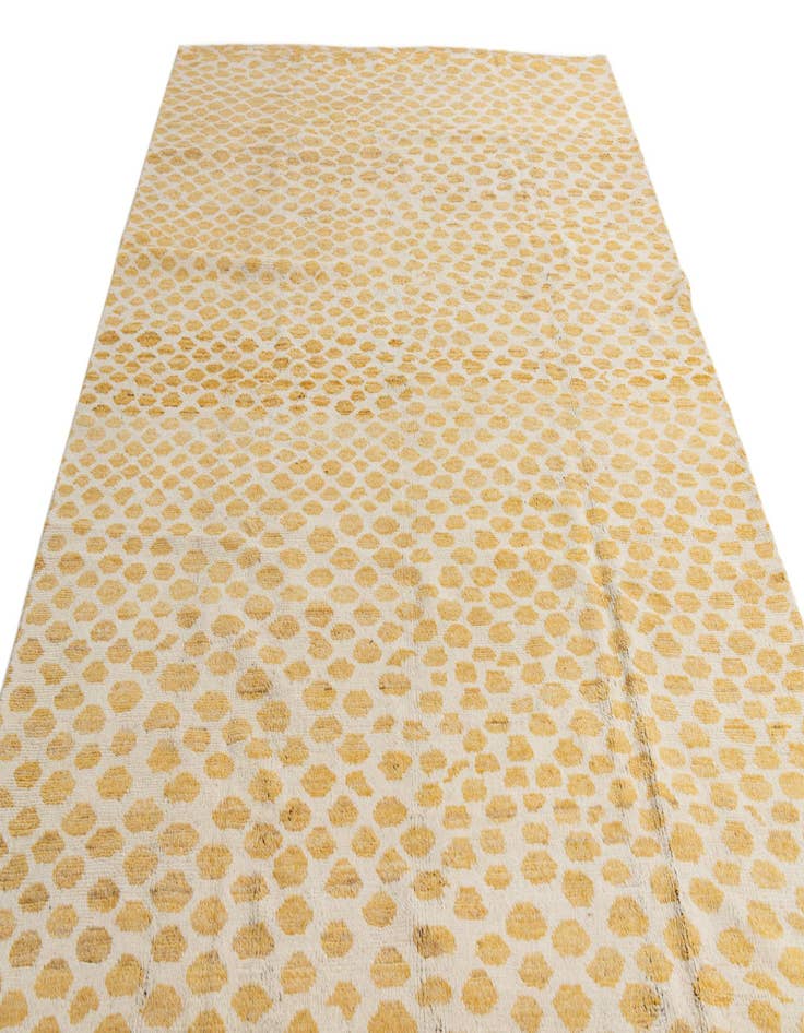 Detail image of 6' 1 x 9' 3 Hand Knotted Moroccan Wool Rug