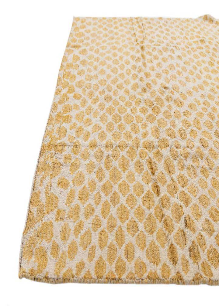 6' 1 x 9' 3 Hand Knotted Moroccan Wool Rug