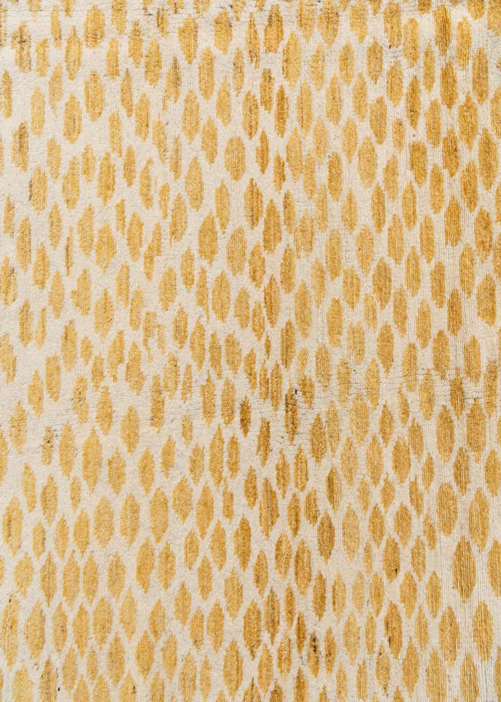 6' 1 x 9' 3 Hand Knotted Moroccan Wool Rug