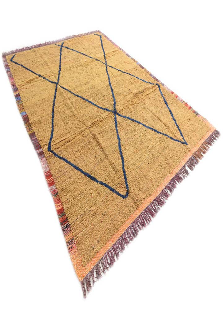 9' 2 x 11' 10 Hand Knotted Moroccan Wool Rug