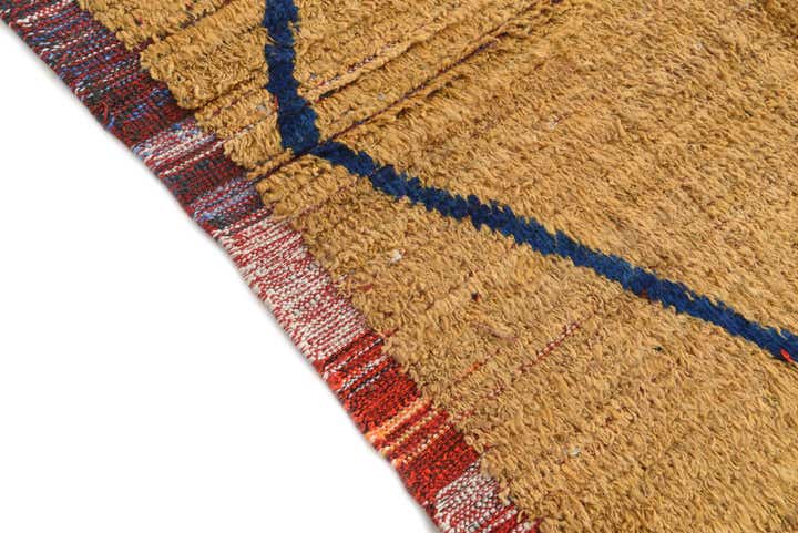 9' 2 x 11' 10 Hand Knotted Moroccan Wool Rug