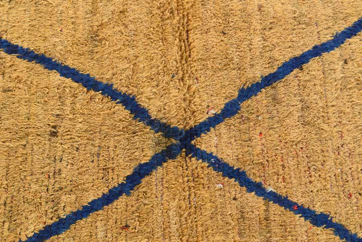 9' 2 x 11' 10 Hand Knotted Moroccan Wool Rug