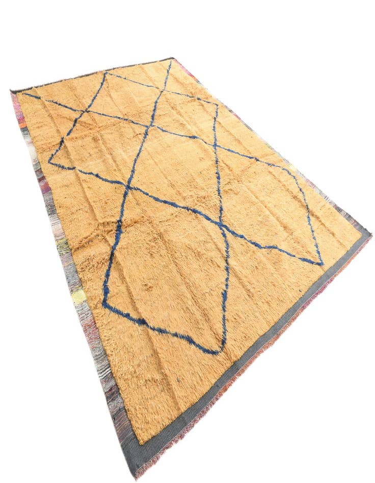 Detail image of 8' 9 x 12' 2  Hand Knotted Moroccan Wool Rug