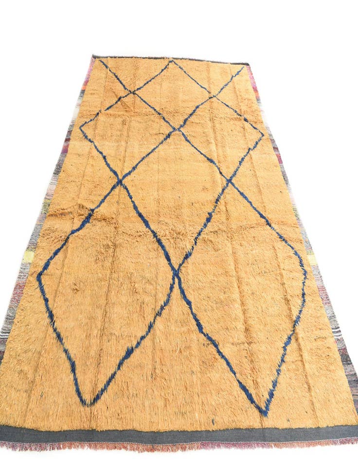 Detail image of 8' 9 x 12' 2  Hand Knotted Moroccan Wool Rug