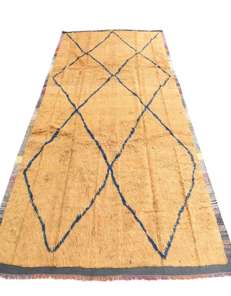 Detail image of 8' 9 x 12' 2  Hand Knotted Moroccan Wool Rug