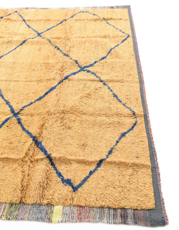 Detail image of 8' 9 x 12' 2  Hand Knotted Moroccan Wool Rug