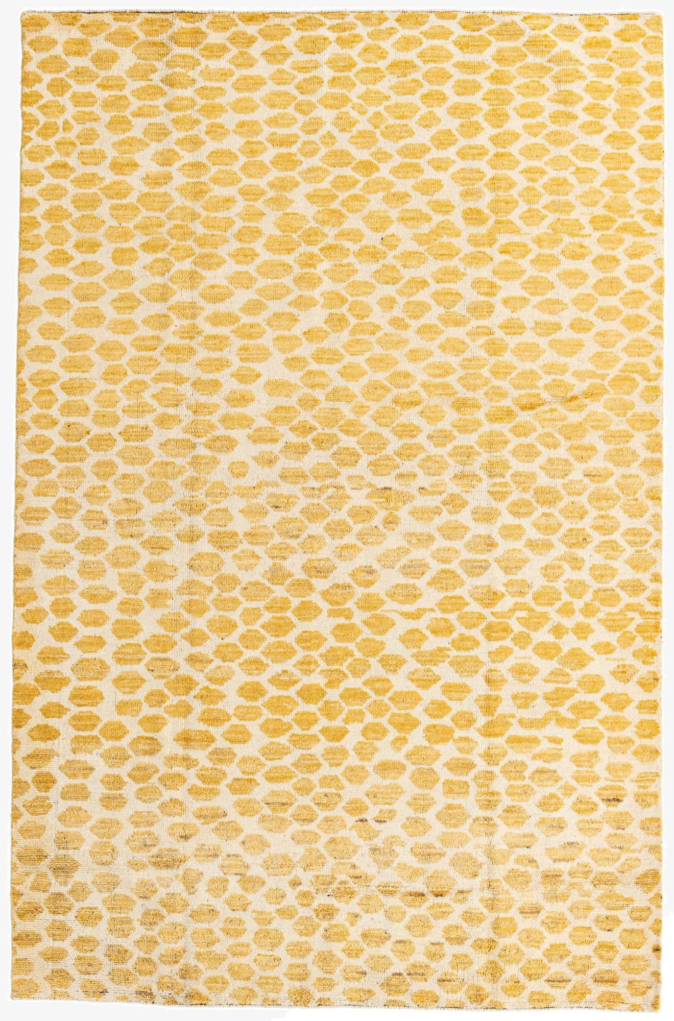 Primary image 6' x 9' 3  Hand Knotted Moroccan Wool Rug