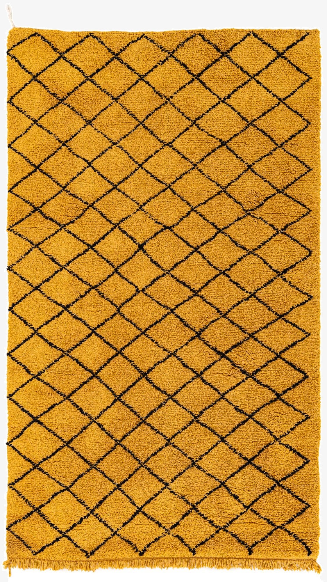 5' x 8' 6  Hand Knotted Moroccan Wool Rug