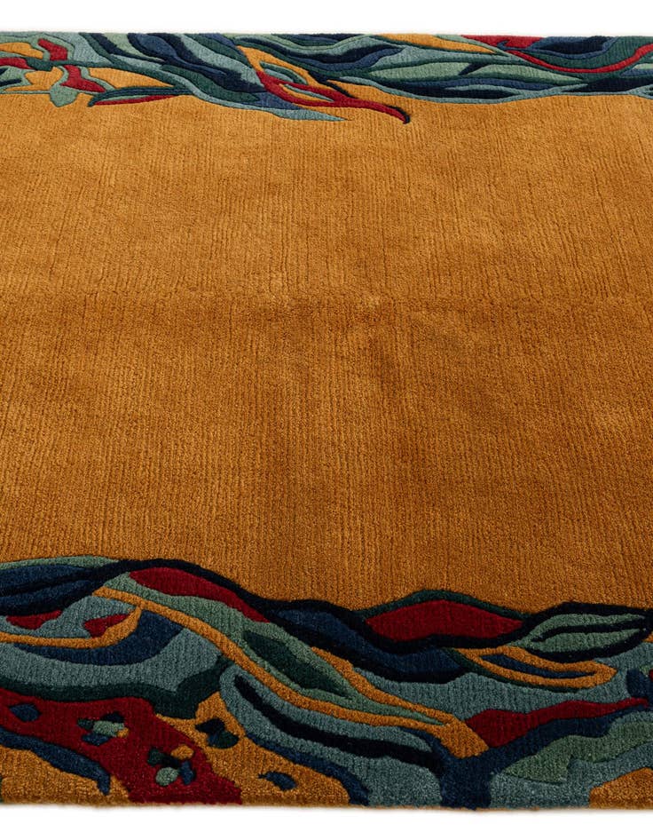 Detail image of 4' 11 x 6' 3  Hand Knotted Nepal Wool Rug